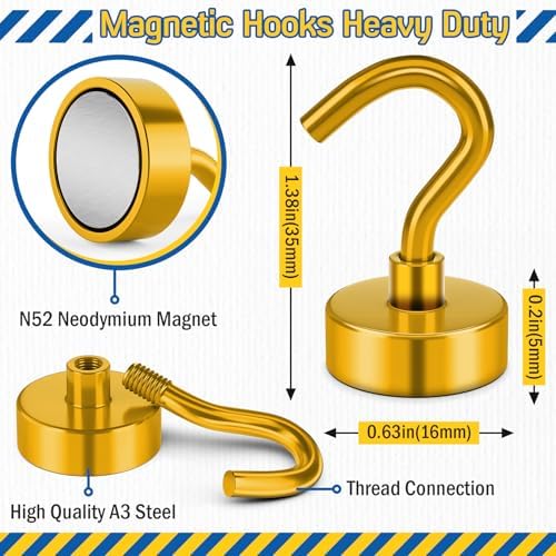 FINDMAG Magnetic Hooks, 30LB+ Magnetic Hooks - Image 5