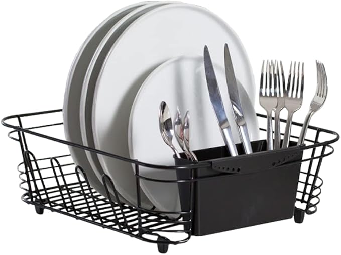 Better Houseware in-Sink Dish Drying Rack, Coated Steel, 14.5 x 13 x 5 Inch by BetterHouseware