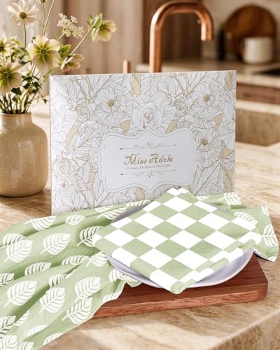 Miss Adola 2 Pack 150GSM Flour Sack Kitchen Towels - Image 6