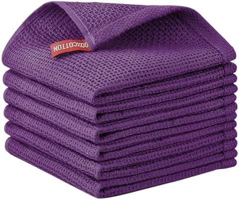 Nialnant 6 Pack Kitchen Dish Cloths, 100% Cotton Dish Rags by Nialnant
