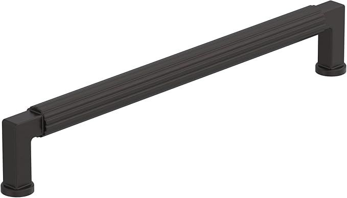 Amerock Ballard 7-9/16 inch (192mm) Center-to-Center Oil-Rubbed Bronze Cabinet Pull, BP37646ORB