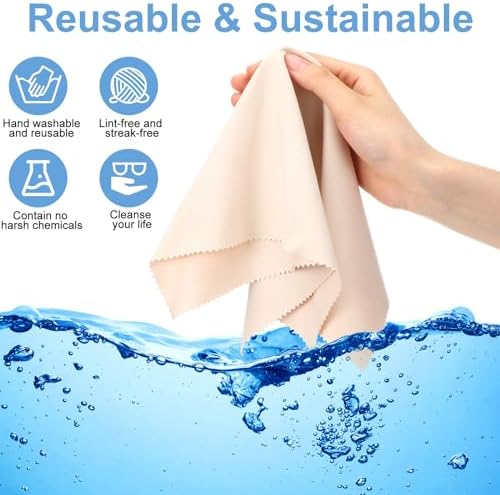 Frienda 12 Pack Large Glass Cleaning Cloth - Image 3