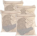4 Pack Organic Cotton Mesh Laundry Bags by Unknown