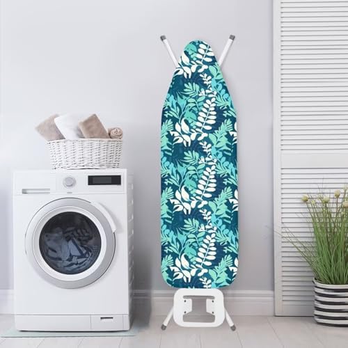 Watercolor Leaf Steam Ironing Board Cover Stain Resistant, Minimalism Leaves - Image 3