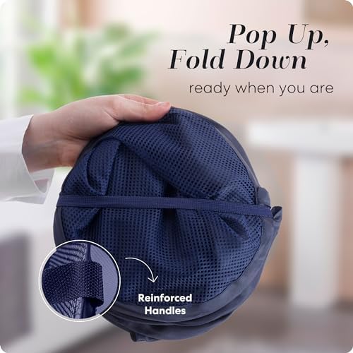 Handy Laundry Collapsible Mesh Laundry Hamper 2-Pack - Image 3