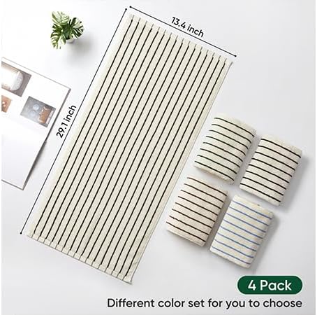 Striped Kitchen Towels for Family: Decorative Classic - Image 4