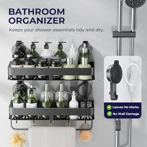 Corner Shower Caddy, Suction Cup Shower Caddy - Image 5