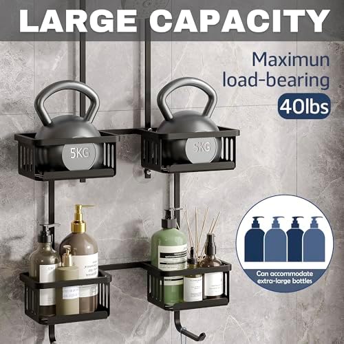 Aluminum Shower Caddy Hanging for Handheld Showerheads, Never Rust Shower - Image 6