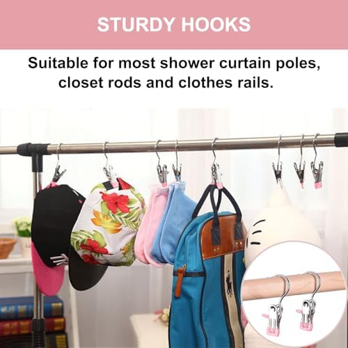 Boot Hangers for Closet, Hanging Clips Laundry Hooks Clothes Pins Closet Hanger - Image 6