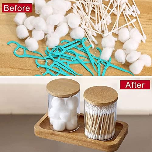 BKYFPQ Glass Qtip Holder Dispenser - Image 5