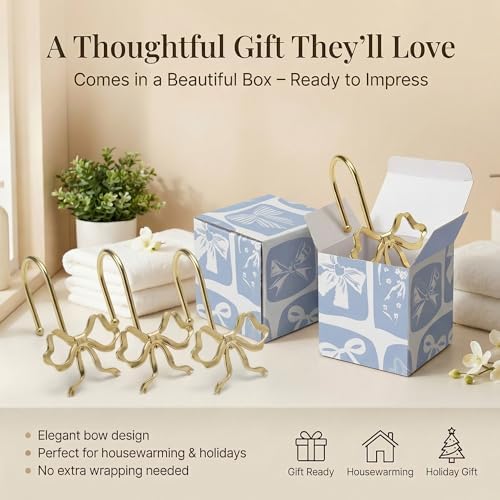 Bow Shower Curtain Hooks - Image 6