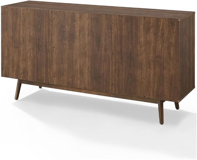 Pemberly Row 3-Drawer Mid-Century Wood Sideboard Buffet Cabinet in Brown