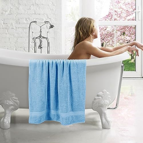 GLAMBURG 700 GSM Premium Cotton 2-Pack Oversized Extra Large Bath Sheet Set - Image 4