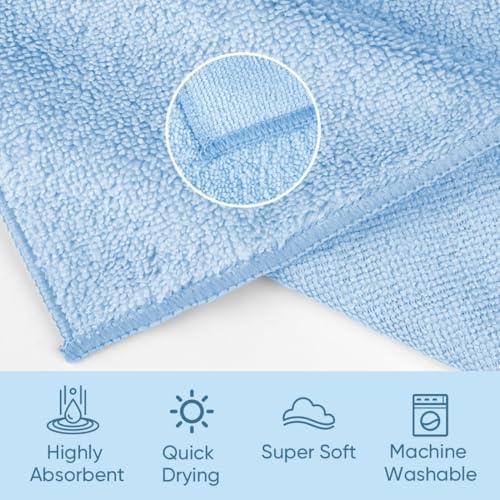 HOMEXCEL Wash Cloths, Quick Drying Face Towel - Image 2