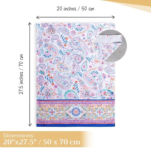 Maison d' Hermine Kitchen Towels Set of 3 Reusable 100% Cotton 27.50" x 20" - Image 4