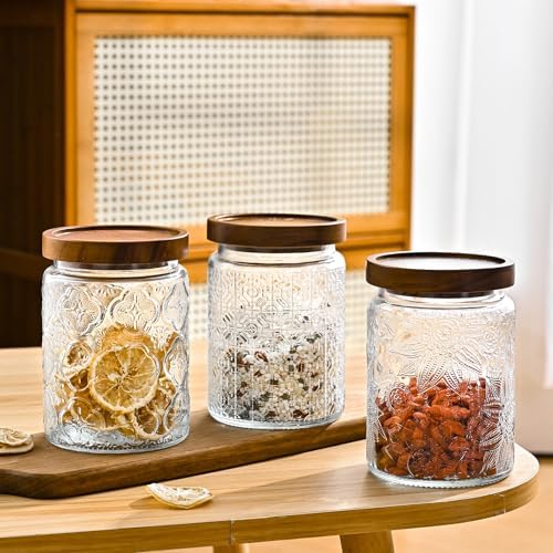 Glass Storage Containers With Lids, Glass Jars With Lids - Image 5