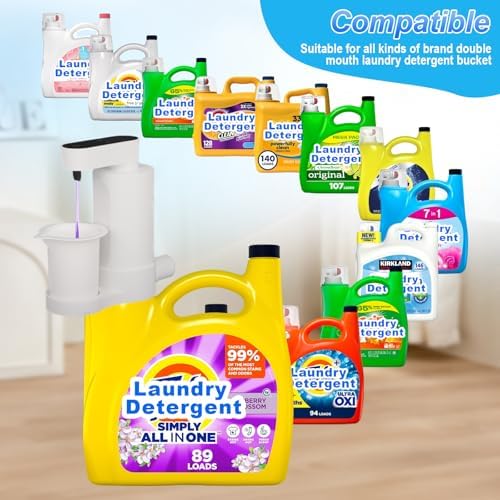 Electric Laundry Detergent Pump, Reusable Smart Laundry Detergent Dispenser - Image 6