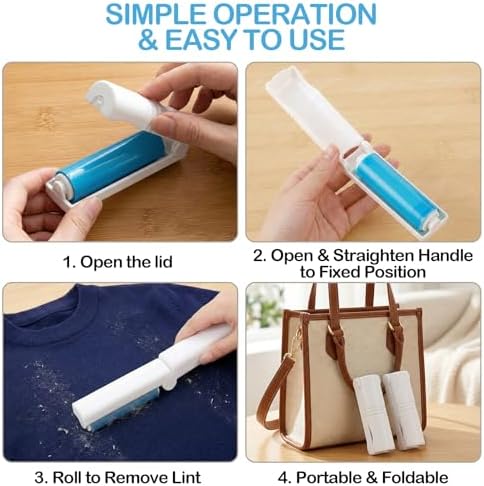 16PCS Mini Lint Roller, Reusable Lint Roller - Image 3