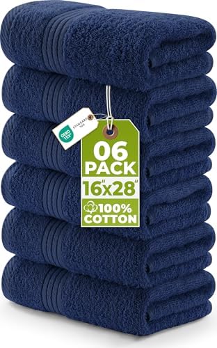 Utopia Towels 6 Piece Hand Towels Set, 16x28 in, 100% Cotton by Unknown