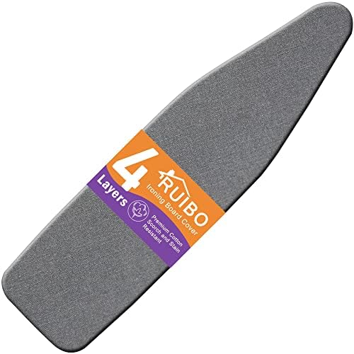 Ruibo Ironing Board Cover and Pad Extra Thick Heavy Duty Padding 4 Layers by Ruibo