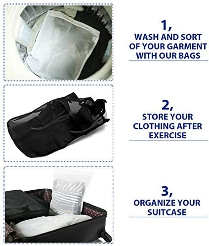 TENRAI Delicates Laundry Bags, Bra Fine Mesh Wash Bag - Image 7