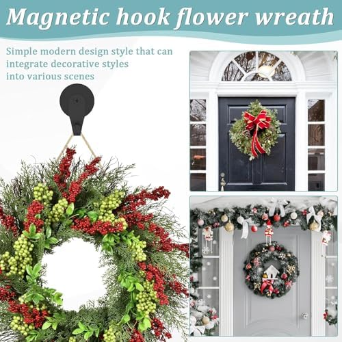Magnetic Wreath Hanger, Heavy Duty Magnets - Image 7