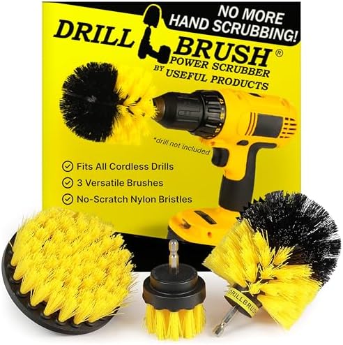 Drillbrush Drill Brush Attachment Set by Drillbrush