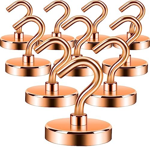 Neosmuk Magnetic Hooks, 130lb Heavy Duty, 10 Pack by Neosmuk