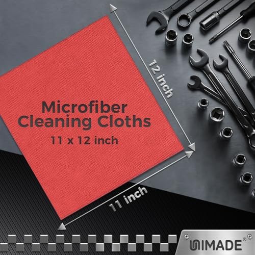 UNIMADE Microfiber Cleaning Cloth, 24 Pack Reusable Microfiber Towels - Image 3