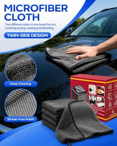 Genie Cloth Magic Cloth, Magic Cleaning Cloth Lint Free Microfiber Cloths - Image 3