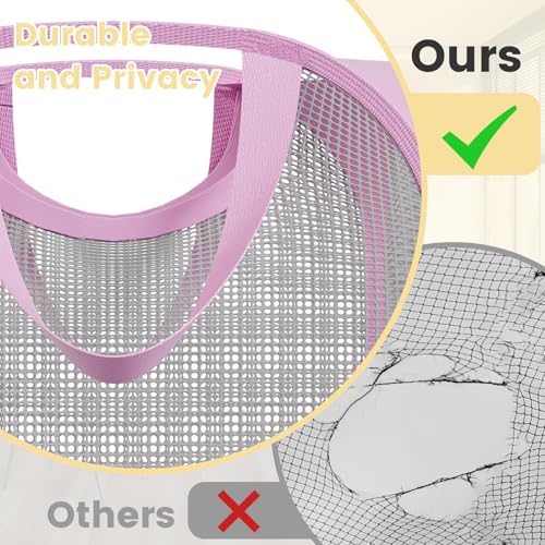 HOUSE AGAIN 2Pack Strong Mesh Pop Up Laundry Hamper, 70L Collapsible Laundry - Image 4