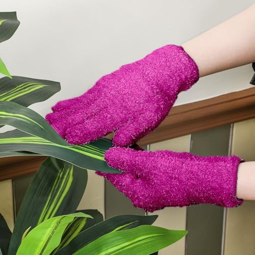 Patelai 3 Pairs Microfiber Dusting Gloves - Image 2