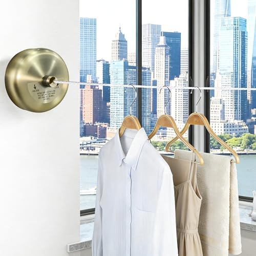 Retractable Clothesline, Stainless Steel Clothing Line Dryer - Image 3