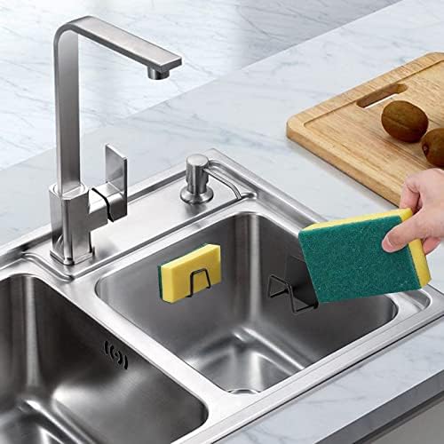 2Pcs Sponge Holder for Kitchen Sink, Strong Adhesive Sponge Holder for Sink - Image 2