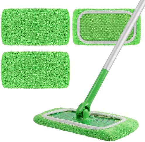 AmaVins Reusable 100% Coral Fleece Mop Pads Compatible by AmaVins