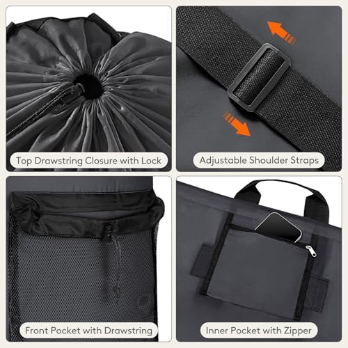 Lifewit Laundry Bag Backpack Travel - Image 3