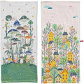 Cotton Mushroom Boho Floral Flour Sack Towels by STASOPTK