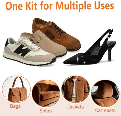 5Pcs Suede Eraser for Shoes, Suede Eraser and Brush, Suede Cleaning Kit - Image 4