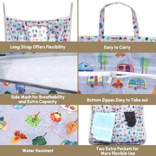 Kay&J Hanging Laundry Hamper, - Image 4