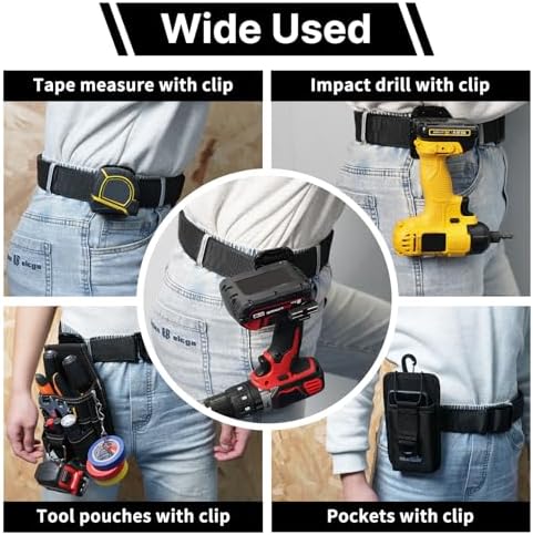 MELOTOUGH Drill Holder for Tool Belt, Drill Clip, Tape Holder for Tool Belt - Image 6