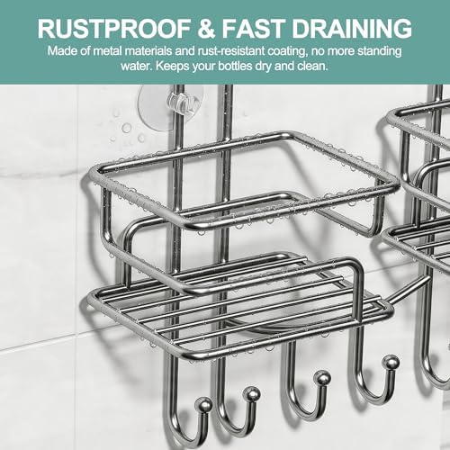 SRIWATANA Shower Caddy Hanging, Shower Organizer - Image 3