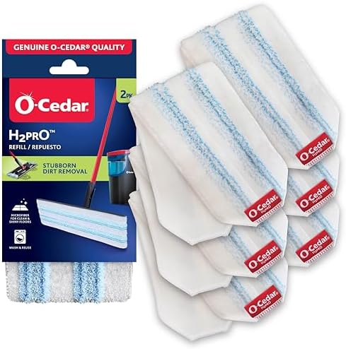 O-Cedar Genuine H2prO Mop Pad Replacement | Microfiber Refill | Machine by Unknown