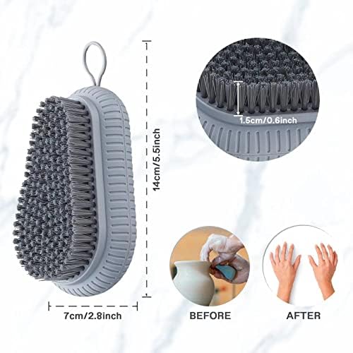 VWMYQ Heavy Duty Fingernail Scrub Brush, Durable Stiff Bristles Hand and Nail - Image 2