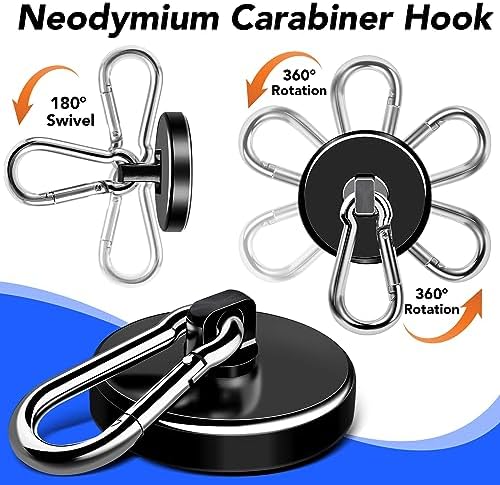 LOVIMAG Magnetic Hooks 200 LBS Strong Magnets Cruise 2Pack Magnet - Image 5