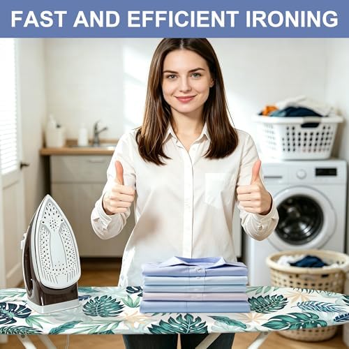 Boho Ironing Board Cover and Pad 15x54 Inch, 100% Cotton Surface Heavy Duty - Image 7
