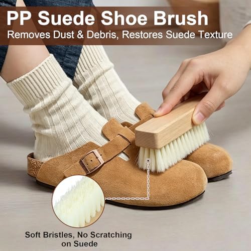 3Pcs Suede Shoe Brush and Eraser Kit - Image 4