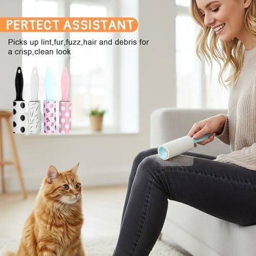 8pcs Mini Lint Roller for Travel, Travel Lint Roller Mini Small Lint Rollers - Image 5