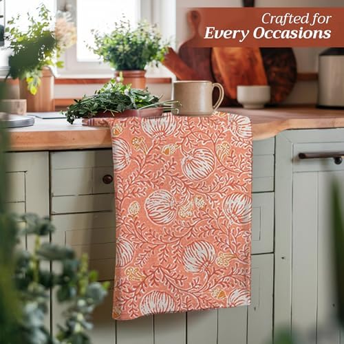 Maison d' Hermine Kitchen Towels Set of 3 Reusable 100% Cotton 27.50" x 20" - Image 5