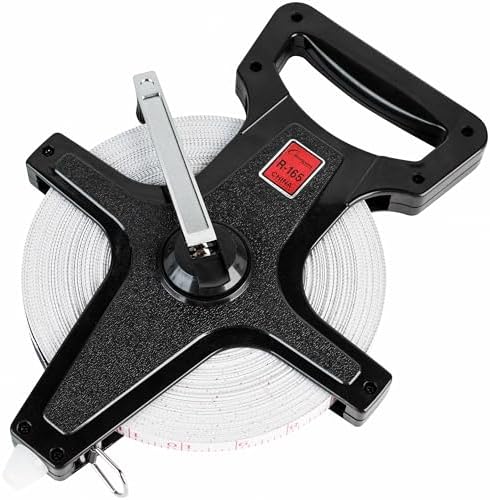 Champion Sports Open Reel Measuring Tapes – Durable Hand Crank by ChampionSports