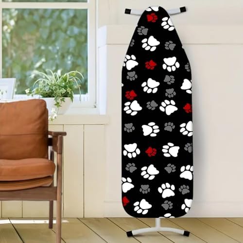 Nuxovilar Pet Paw Prints Ironing Board Cover 15x54 Polyester - Image 2